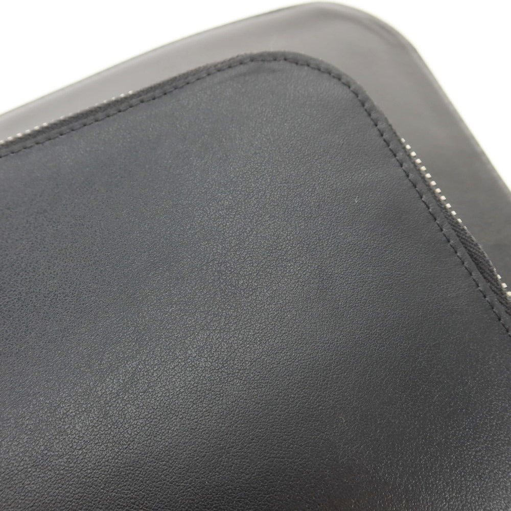 【中古】【未使用】エー エム ピー アントニオピオメーレ AMP ANTONIO PIO MELE Sharon別注 レザー クラッチバッグ ブラック【 状態ランクS 】【 メンズ 】 [EPD]
