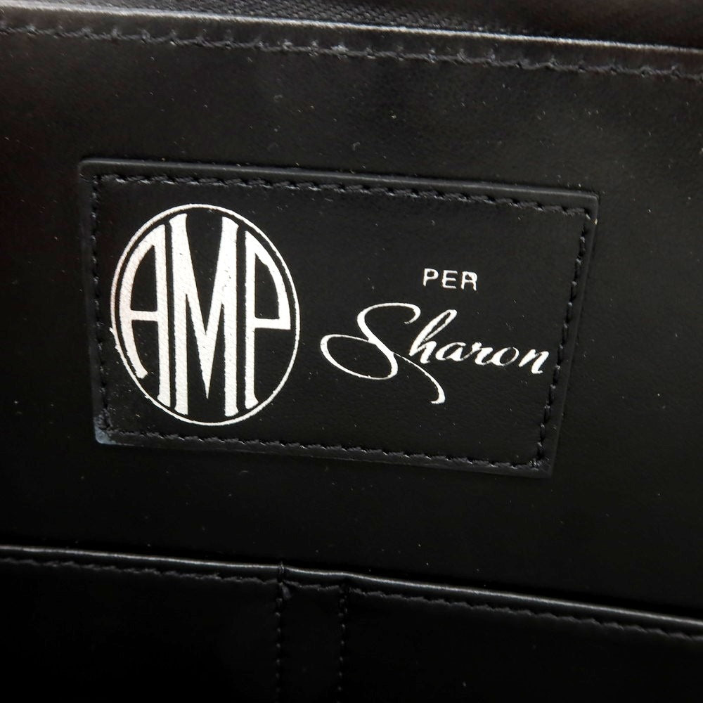 【中古】【未使用】エー エム ピー アントニオピオメーレ AMP ANTONIO PIO MELE Sharon別注 レザー クラッチバッグ ブラック【 状態ランクS 】【 メンズ 】 [EPD]