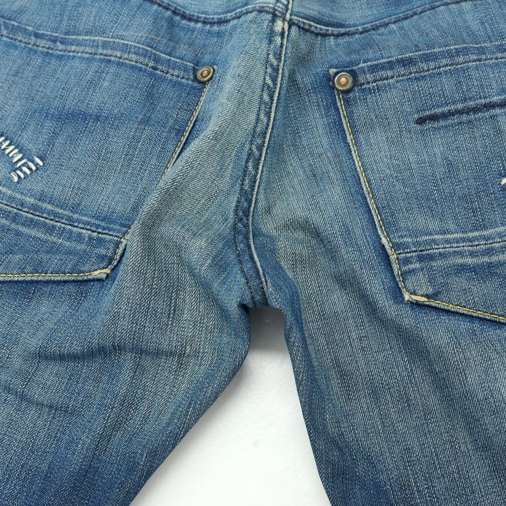 【中古】ジースターロウ G-STAR RAW コットン ジーンズ デニムパンツ ネイビー【サイズ34】【NVY】【S/S/A/W】【状態ランクC】【メンズ】