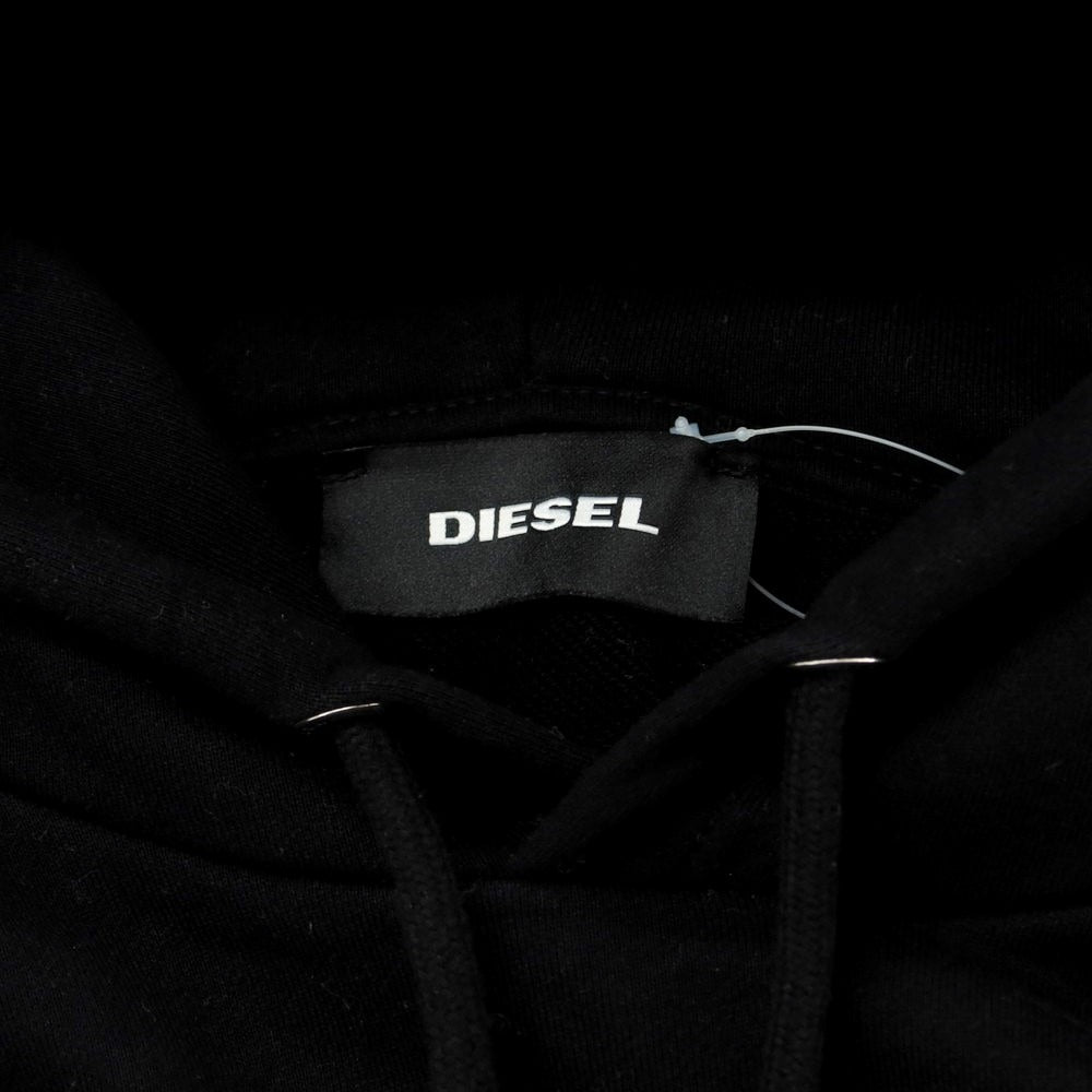 【中古】ディーゼル DIESEL コットン スウェット プルオーバー パーカー ブラック【サイズXL】【BLK】【A/W】【状態ランクB】【メンズ】