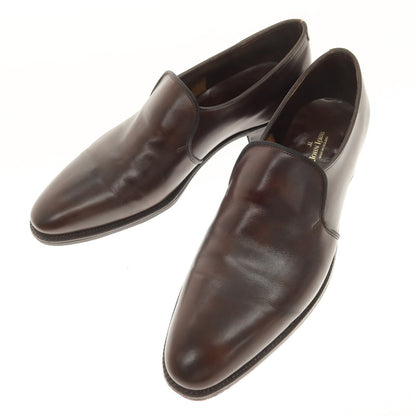 【中古】ジョンロブ John Lobb EDWARD ミュージアムカーフ ローファー ダークブラウン【 7E 】【 状態ランクB 】【 メンズ 】