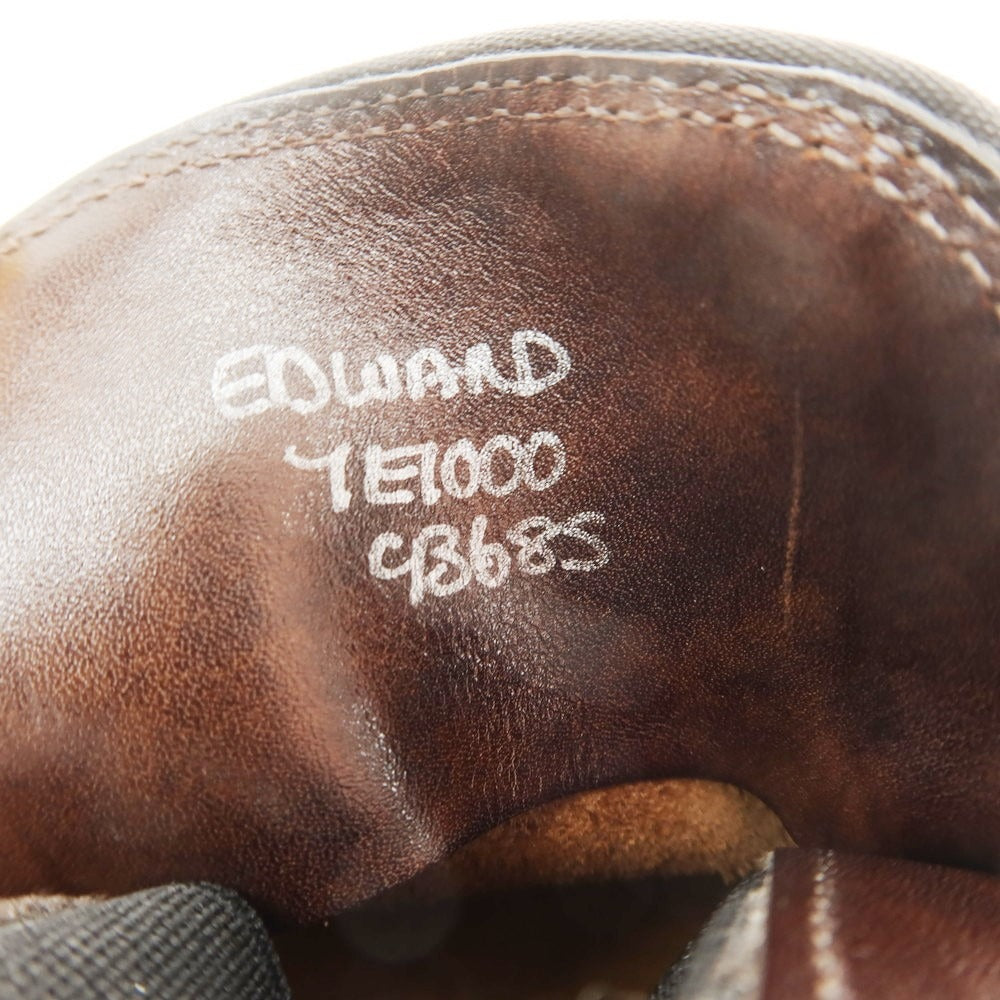 【中古】ジョンロブ John Lobb EDWARD ミュージアムカーフ ローファー ダークブラウン【 7E 】【 状態ランクB 】【 メンズ 】