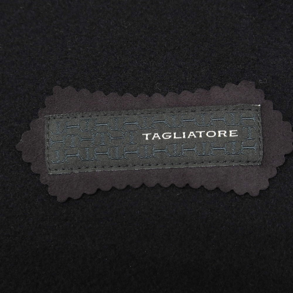 【中古】タリアトーレ TAGLIATORE ウールナイロン ピーコート ブラック【 48 】【 状態ランクB 】【 メンズ 】