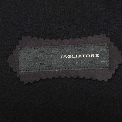 【中古】タリアトーレ TAGLIATORE ウールナイロン ピーコート ブラック【 48 】【 状態ランクB 】【 メンズ 】