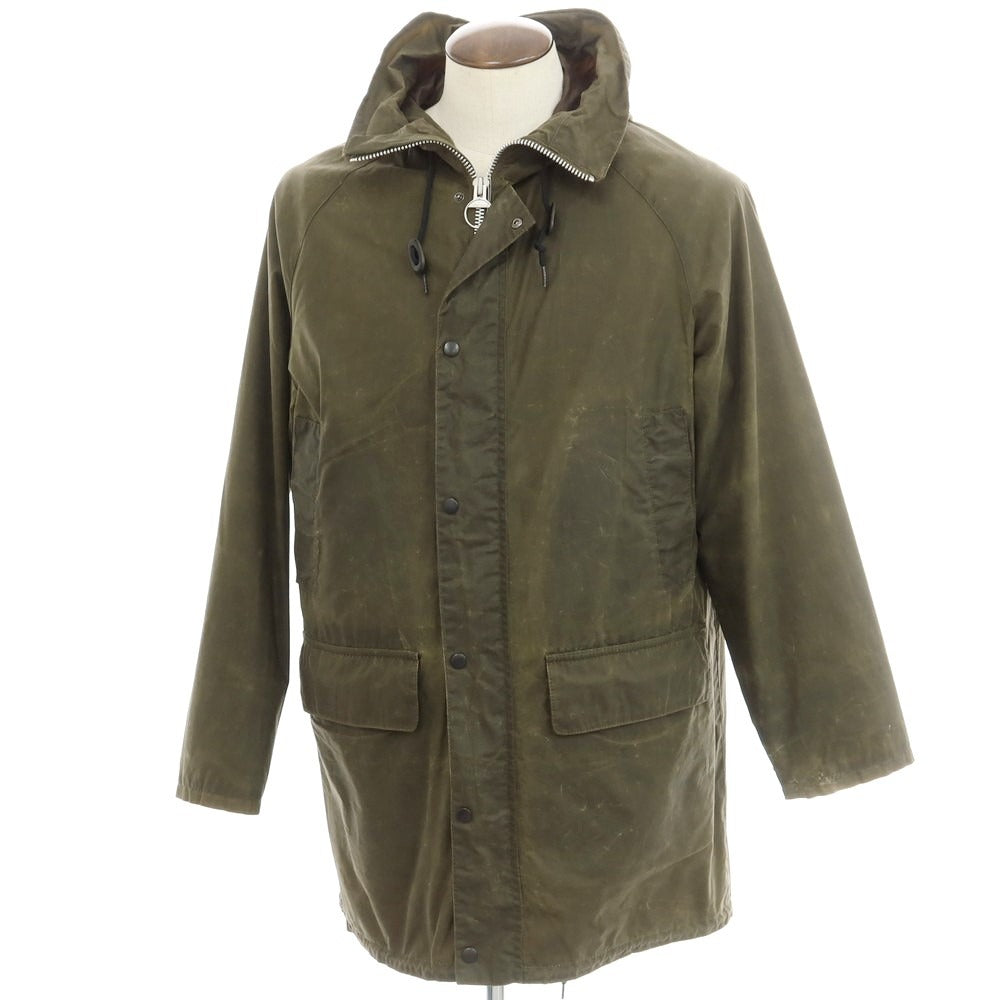 【中古】バブアー Barbour MARGARET HOWELL別注 オイルドコットン モッズコート オリーブ【 L 】【 状態ランクC 】【 メンズ 】