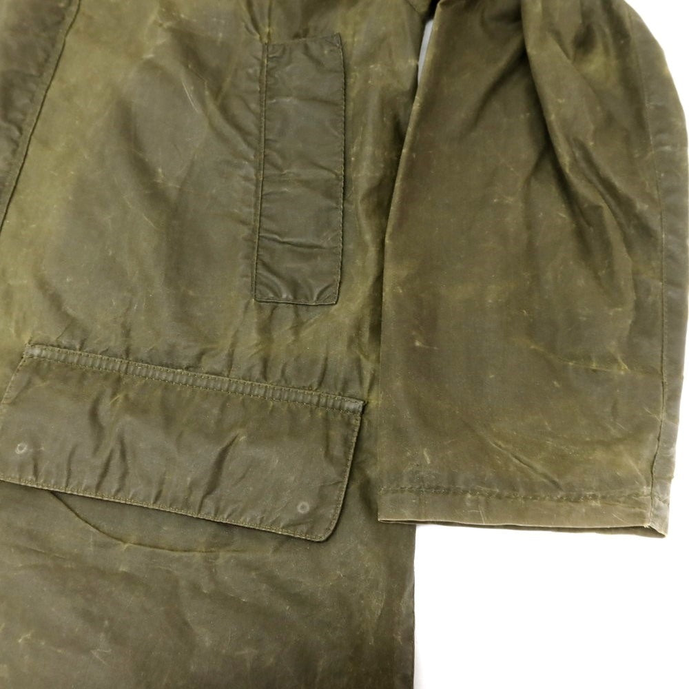 【中古】バブアー Barbour MARGARET HOWELL別注 オイルドコットン モッズコート オリーブ【 L 】【 状態ランクC 】【 メンズ 】