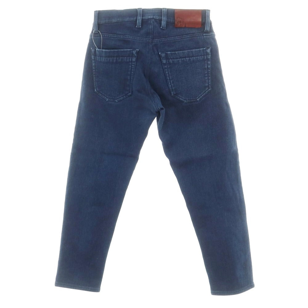 【中古】シビリア SIVIGLIA コットンポリエステルレーヨン ジャージー ジーンズ デニムパンツ ネイビー【サイズ29】【 状態ランクB 】【 メンズ 】 [EPD]
