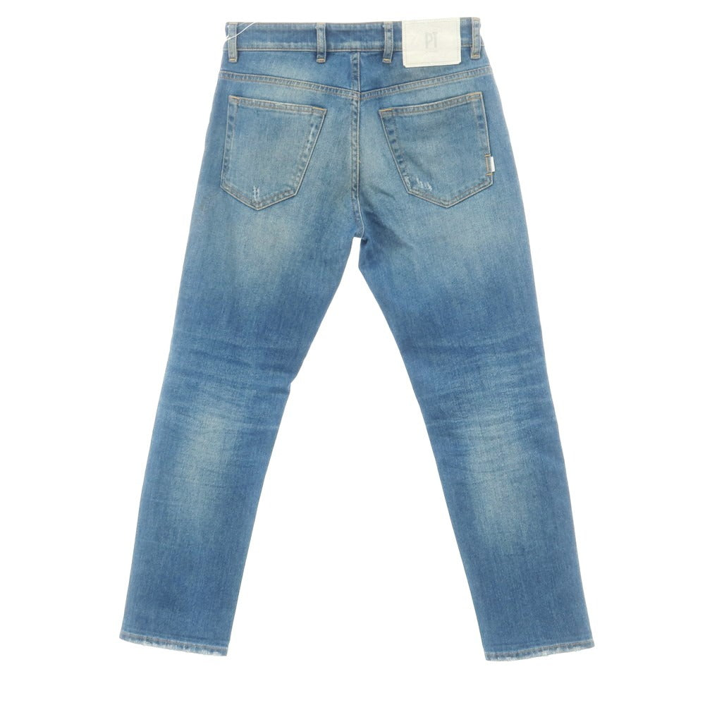 【中古】ピーティートリノ デニム PT TORINO DENIM REGGAE ストレッチ コットン デニムパンツ ブルー【サイズ28】【BLU】【S/S/A/W】【状態ランクC】【メンズ】