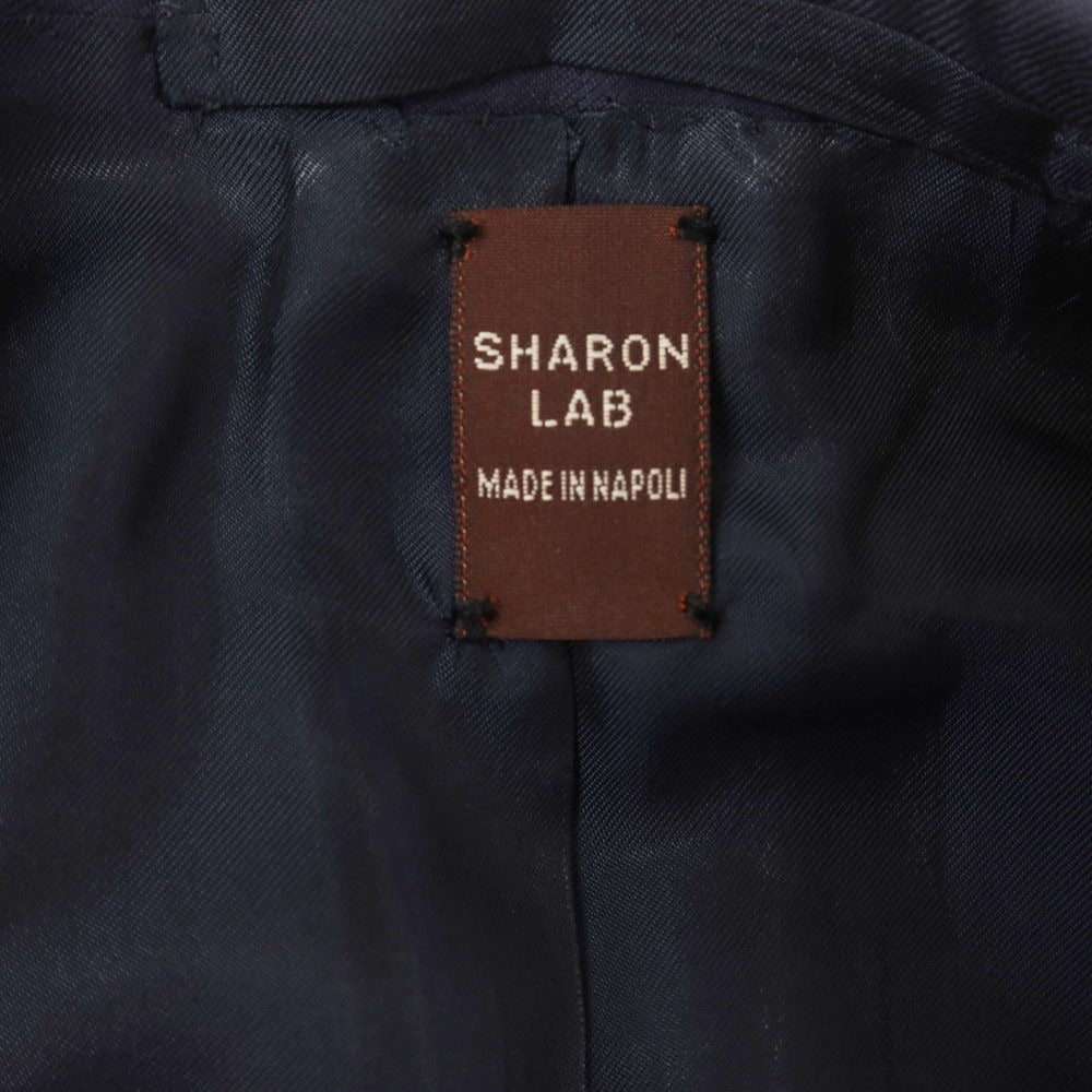 【中古】【未使用】シャロン Sharon ウール 3つボタンスーツ ネイビー【 44 】【 状態ランクS 】【 メンズ 】