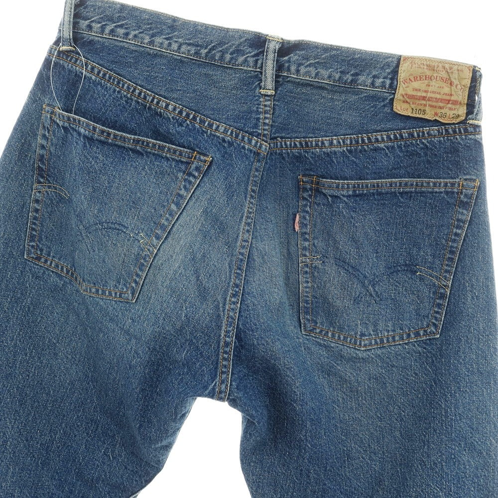 【中古】ウエアハウス ウェアハウス WAREHOUSE BEAMS PLUS別注 コットン ジーンズ デニムパンツ ブルー【サイズ36】【BLU】【S/S/A/W】【状態ランクB】【メンズ】