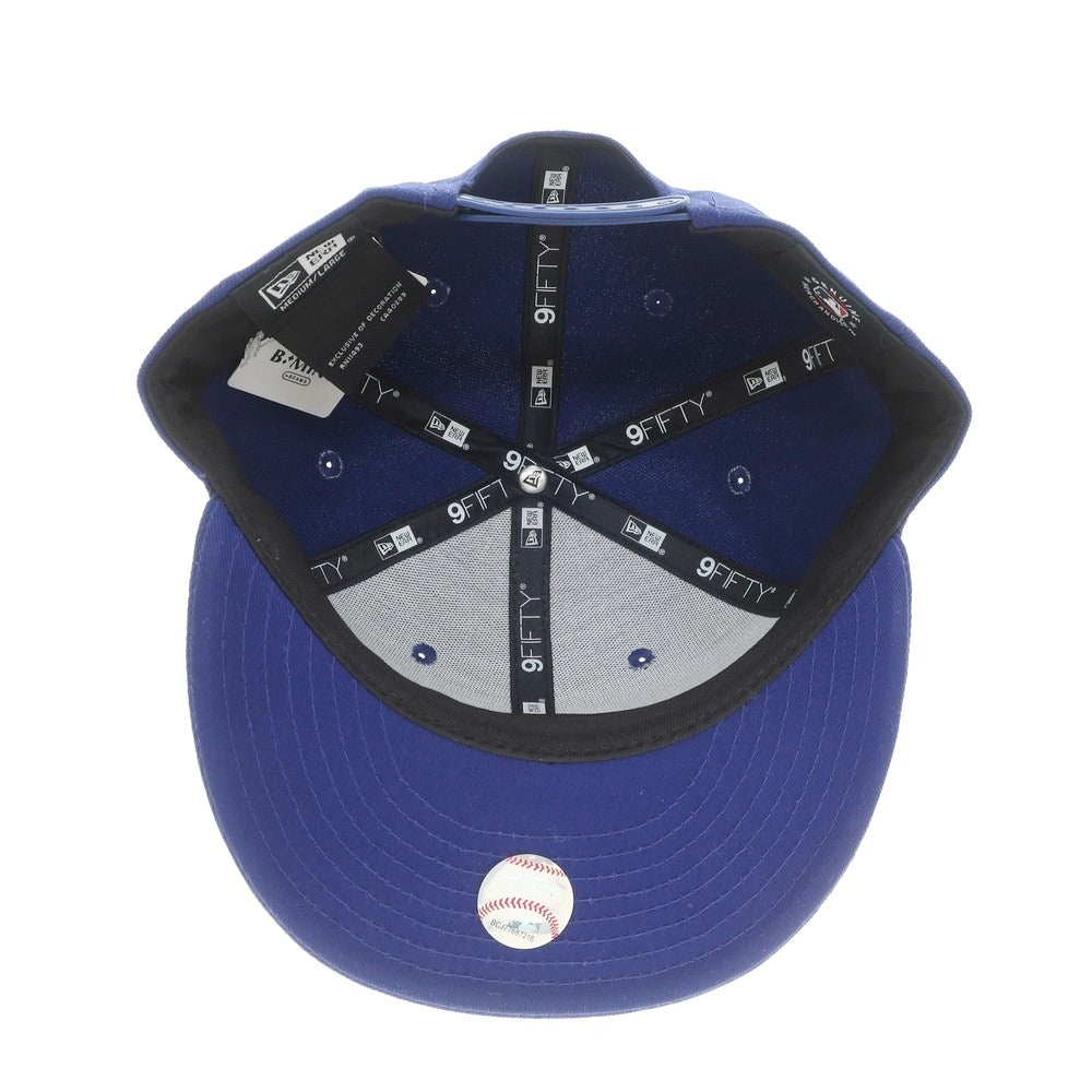 【中古】【未使用】ニューエラ NEW ERA B:MING by BEAMS別注 ポリエステル スナップバック キャップ ブルー【サイズFREE】【BLU】【S/S/A/W】【状態ランクS】【メンズ】