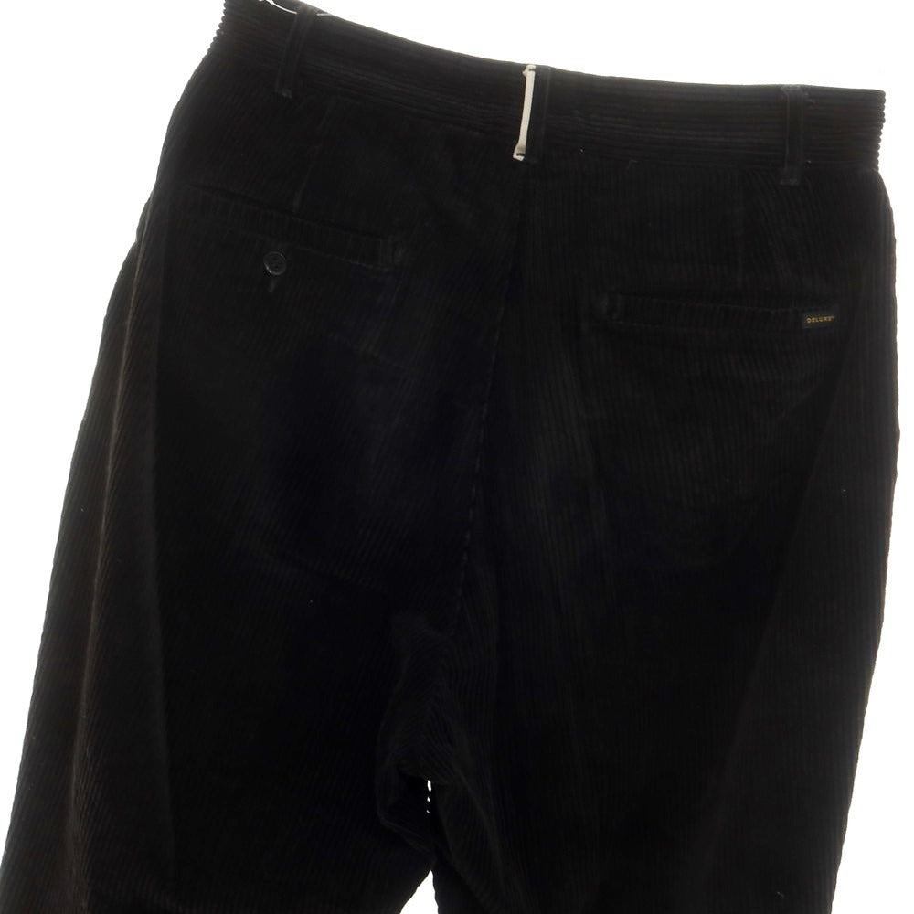 [Used] Deluxe DELUXE Cotton Corduroy Pants Black [L] [Condition Rank D] [Men&