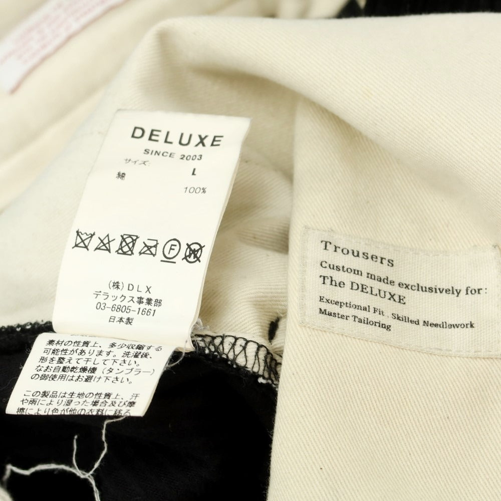 [Used] Deluxe DELUXE Cotton Corduroy Pants Black [L] [Condition Rank D] [Men&