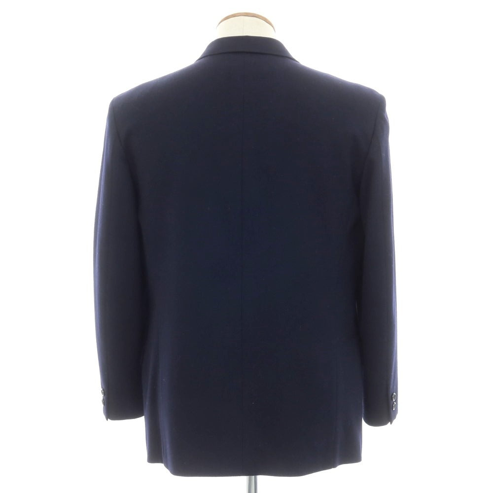 【中古】コムサデモードメン COMME CA DU MODE MEN ウール 2つボタン テーラードジャケット ダークネイビー【サイズ表記なし（L位）】【 状態ランクB 】【 メンズ 】 [EPD]