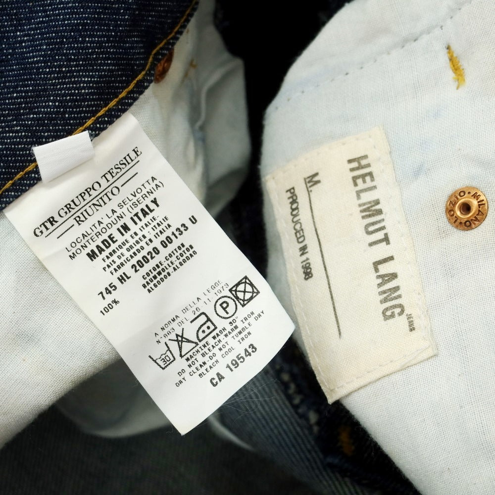 【中古】ヘルムートラング HELMUT LANG JEANS ワンウォッシュ デニムパンツ ジーンズ ネイビー【 28 】【 状態ランクC 】【 メンズ 】