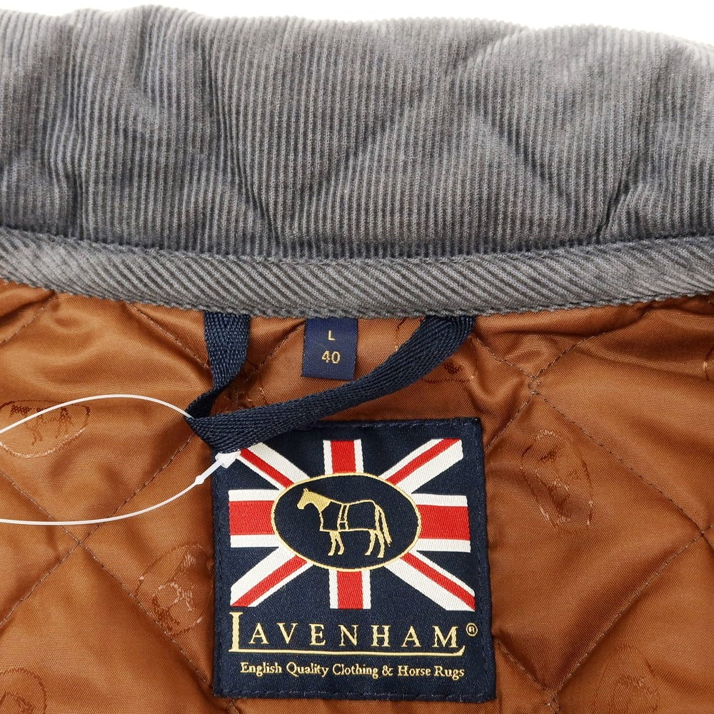 【中古】ラベンハム LAVENHAM ポリエステル キルティングブルゾン グレー【 L/40 】【 状態ランクB 】【 メンズ 】