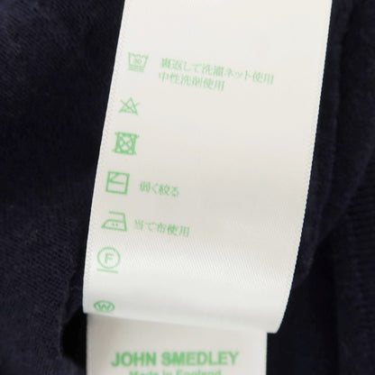 【中古】ジョンスメドレー JOHN SMEDLEY ハイゲージ ウール モックネック プルオーバーニット ネイビー【サイズL】【NVY】【A/W】【状態ランクA】【メンズ】