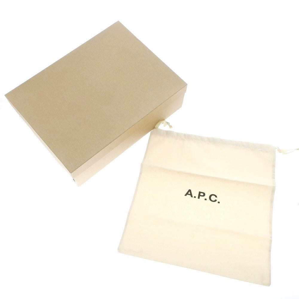 【中古】【未使用】アーペーセー A.P.C. レザー サイドゴアブーツ ブラック【 40 】【 状態ランクS 】【 メンズ 】