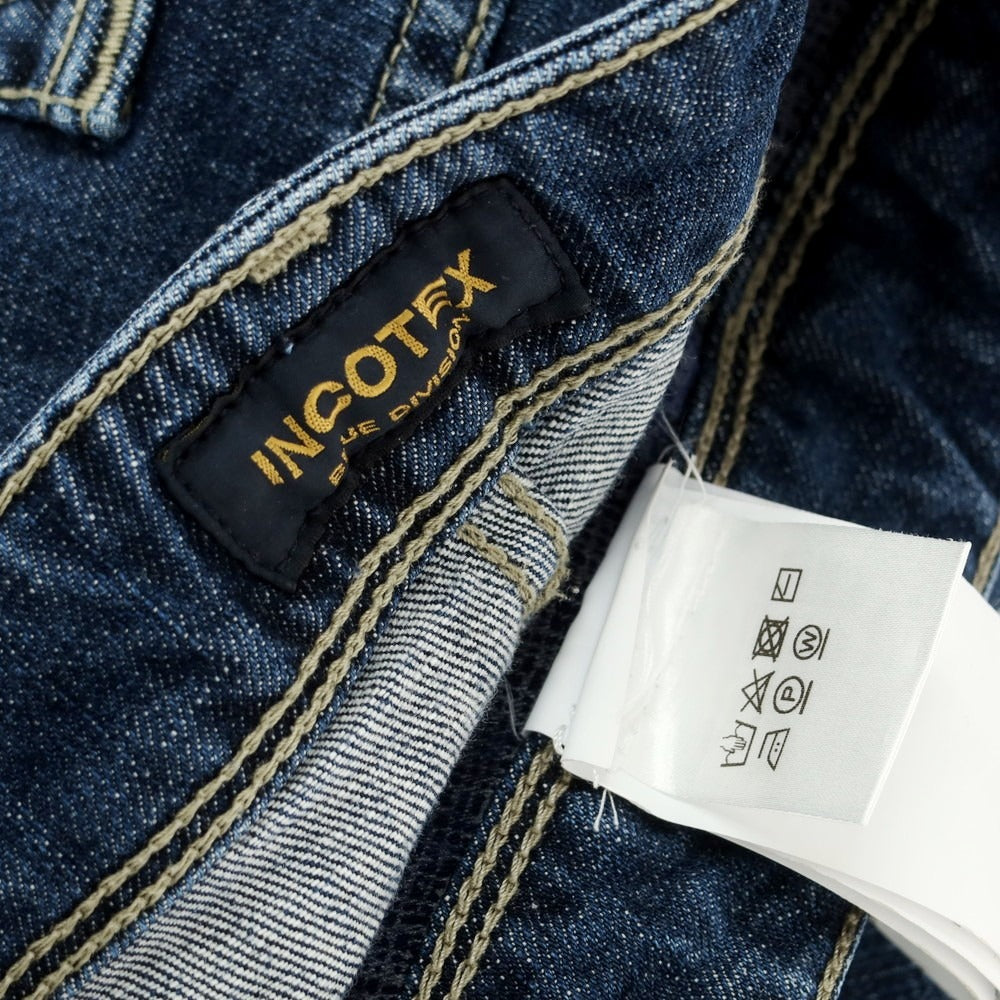【中古】インコテックス INCOTEX コットン ジーンズ デニムパンツ ネイビー【サイズ31】【 状態ランクB 】【 メンズ 】[EPD]