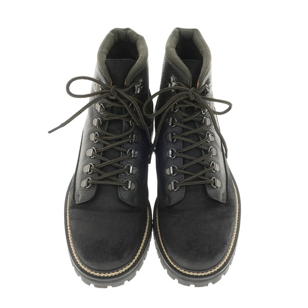 【中古】ミスターポーター Mr P. MR PORTER レザー ブーツ ブラック【サイズ7】【 状態ランクB 】【 メンズ 】 [EPD]