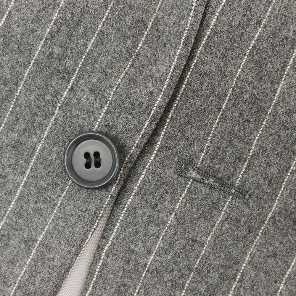 【中古】サルトリア リング Sartoria Ring ウール 3つボタンスーツ グレーxホワイト【サイズ44】【 状態ランクC 】【 メンズ 】 [EPD]