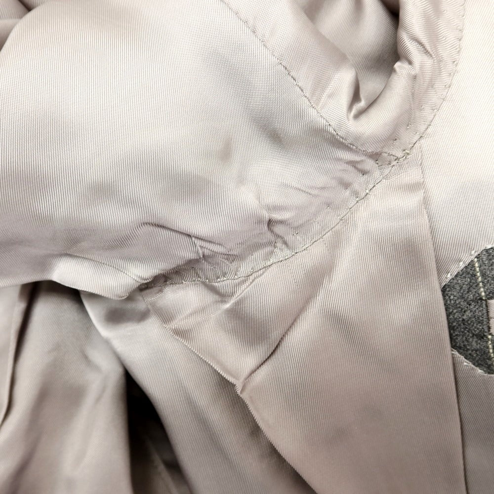 【中古】サルトリア リング Sartoria Ring ウール 3つボタンスーツ グレーxホワイト【サイズ44】【 状態ランクC 】【 メンズ 】 [EPD]