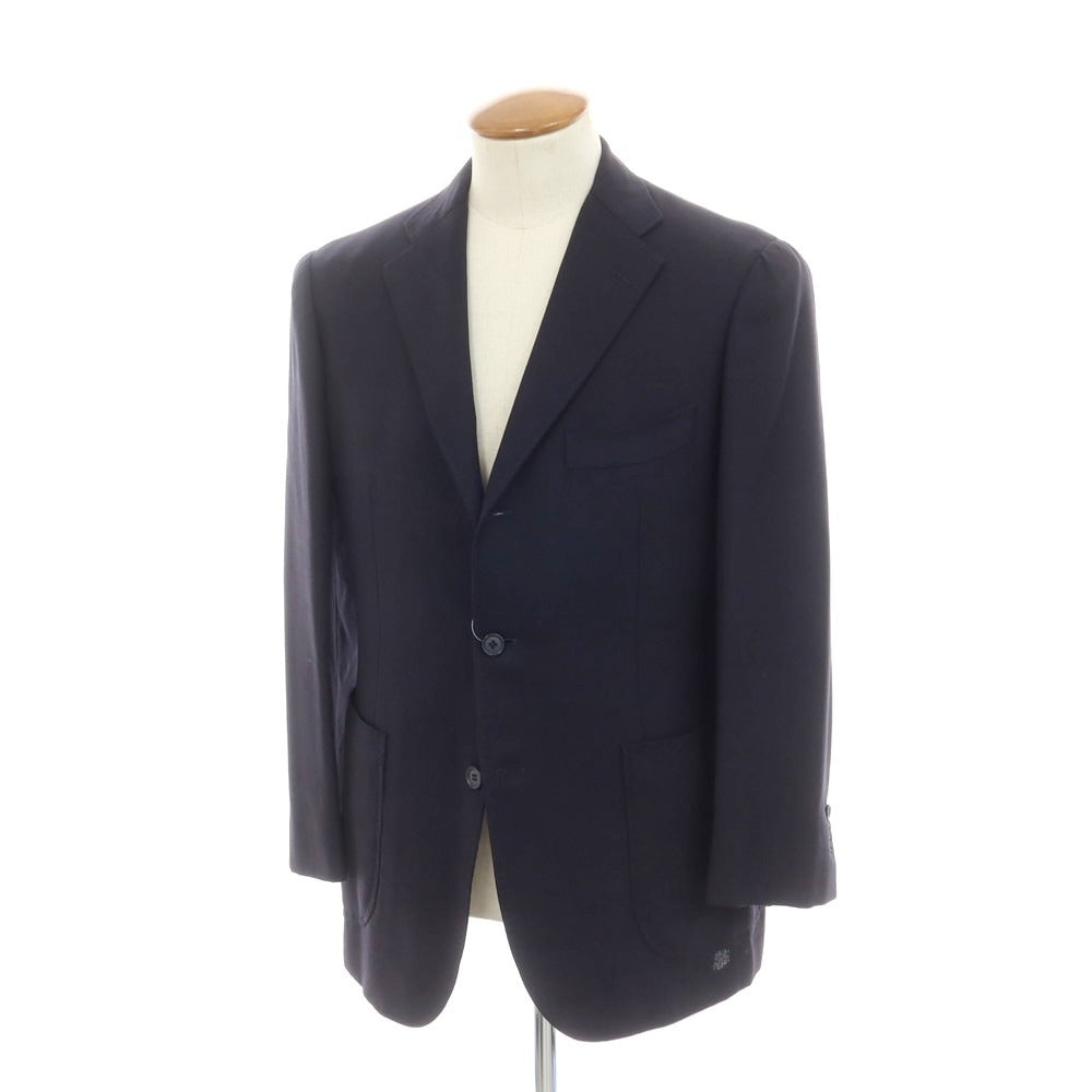 【中古】サルトリア リング Sartoria Ring ウール テーラードジャケット ダークネイビー【 46 】【 状態ランクB 】【 メンズ 】