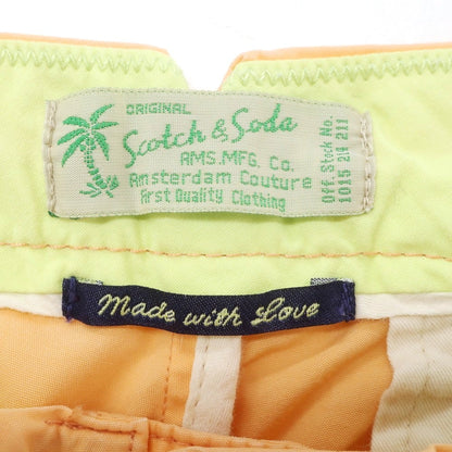 【中古】スコッチアンドソーダ SCOTCH &amp; SODA コットン ショートパンツ ペールオレンジ【 29 】【 状態ランクC 】【 メンズ 】