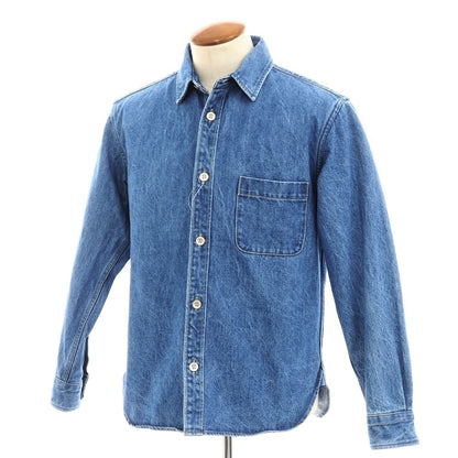 【中古】ジャパンブルージーンズ JAPAN BLUE JEANS コットン デニム カジュアルシャツ ブルー【 M 】【 状態ランクB 】【 メンズ 】