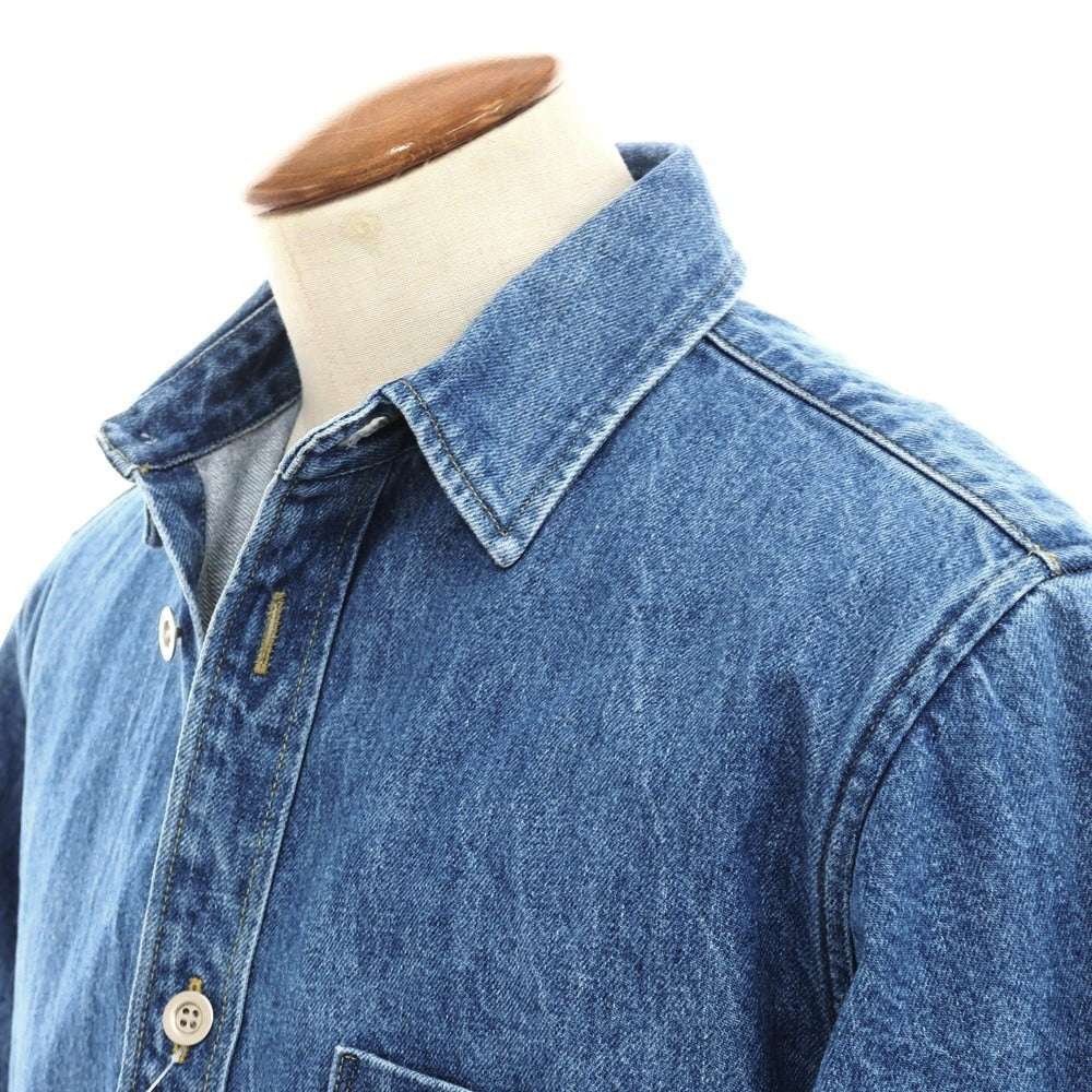 【中古】ジャパンブルージーンズ JAPAN BLUE JEANS コットン デニム カジュアルシャツ ブルー【 M 】【 状態ランクB 】【 メンズ 】