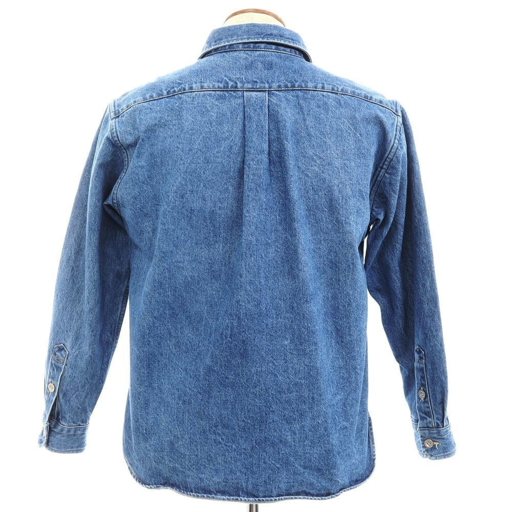 【中古】ジャパンブルージーンズ JAPAN BLUE JEANS コットン デニム カジュアルシャツ ブルー【 M 】【 状態ランクB 】【 メンズ 】