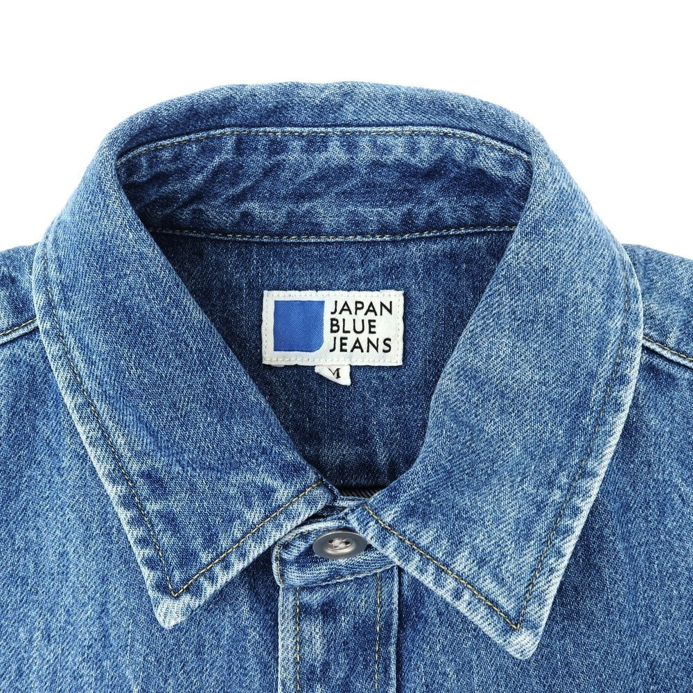 【中古】ジャパンブルージーンズ JAPAN BLUE JEANS コットン デニム カジュアルシャツ ブルー【 M 】【 状態ランクB 】【 メンズ 】