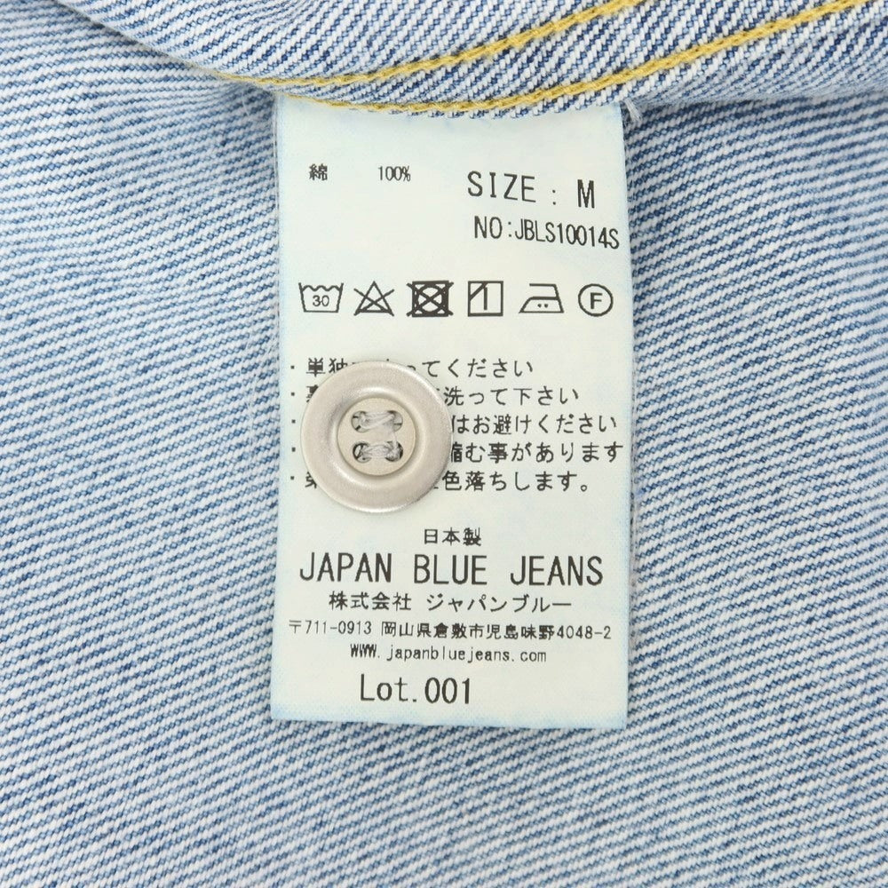 【中古】ジャパンブルージーンズ JAPAN BLUE JEANS コットン デニム カジュアルシャツ ブルー【 M 】【 状態ランクB 】【 メンズ 】