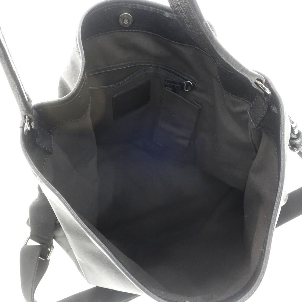 【中古】フルラ Furla レザー ショルダーバッグ ブラック【 状態ランクD 】【 メンズ 】[EPD]