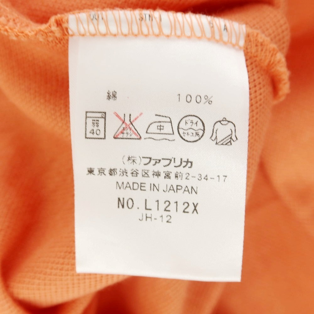 【中古】ラコステ LACOSTE コットン 鹿の子 半袖ポロシャツ オレンジ【 3 】【 状態ランクB 】【 メンズ 】