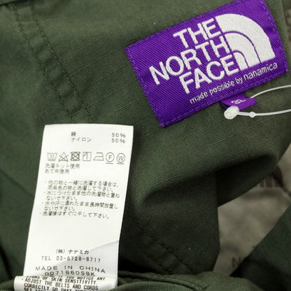 【中古】ザノースフェイスパープルレーベル THE NORTH FACE PURPLE LABEL コットンナイロン リップストップ ワイド イージーパンツ オリーブ【 32 】【 状態ランクB 】【 メンズ 】