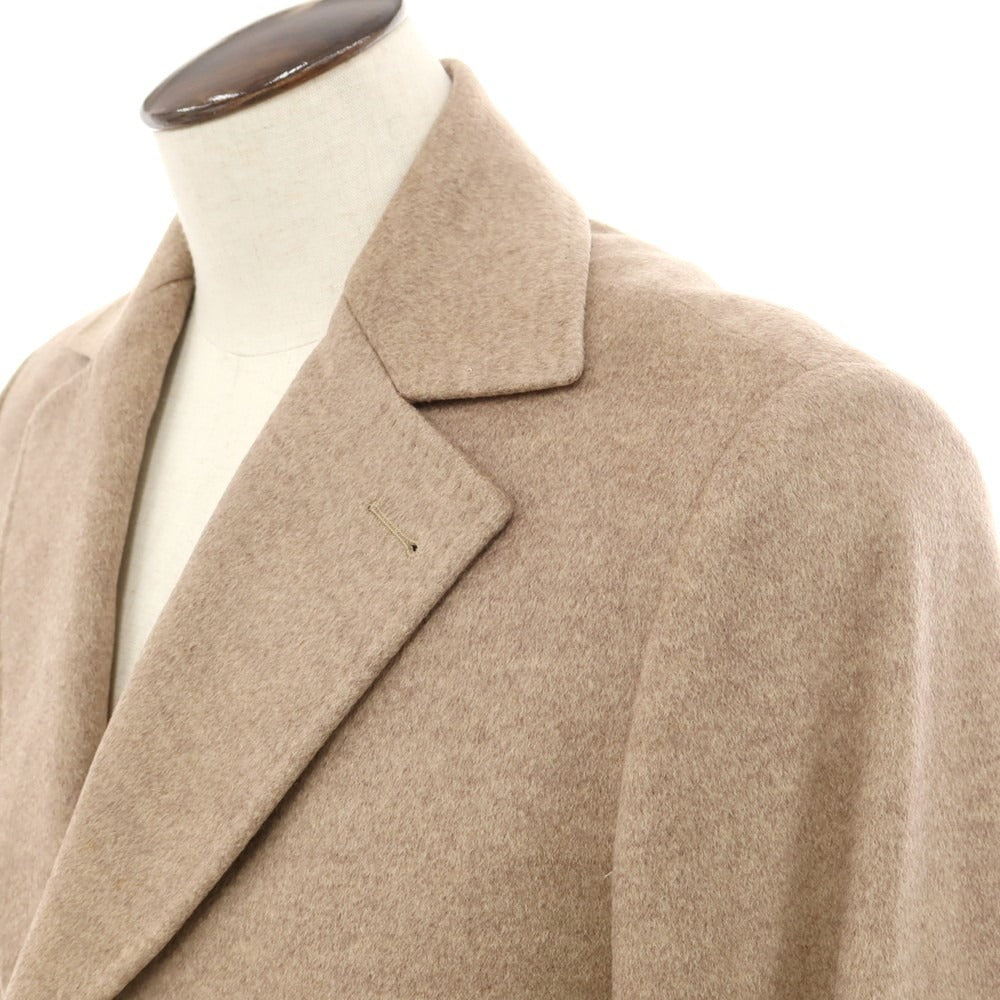 【中古】コロンボ COLOMBO カシミヤ ミンク チェスターフィールドコート アッシュブラウン【サイズ50】【 状態ランクB 】【 メンズ 】 [EPD]