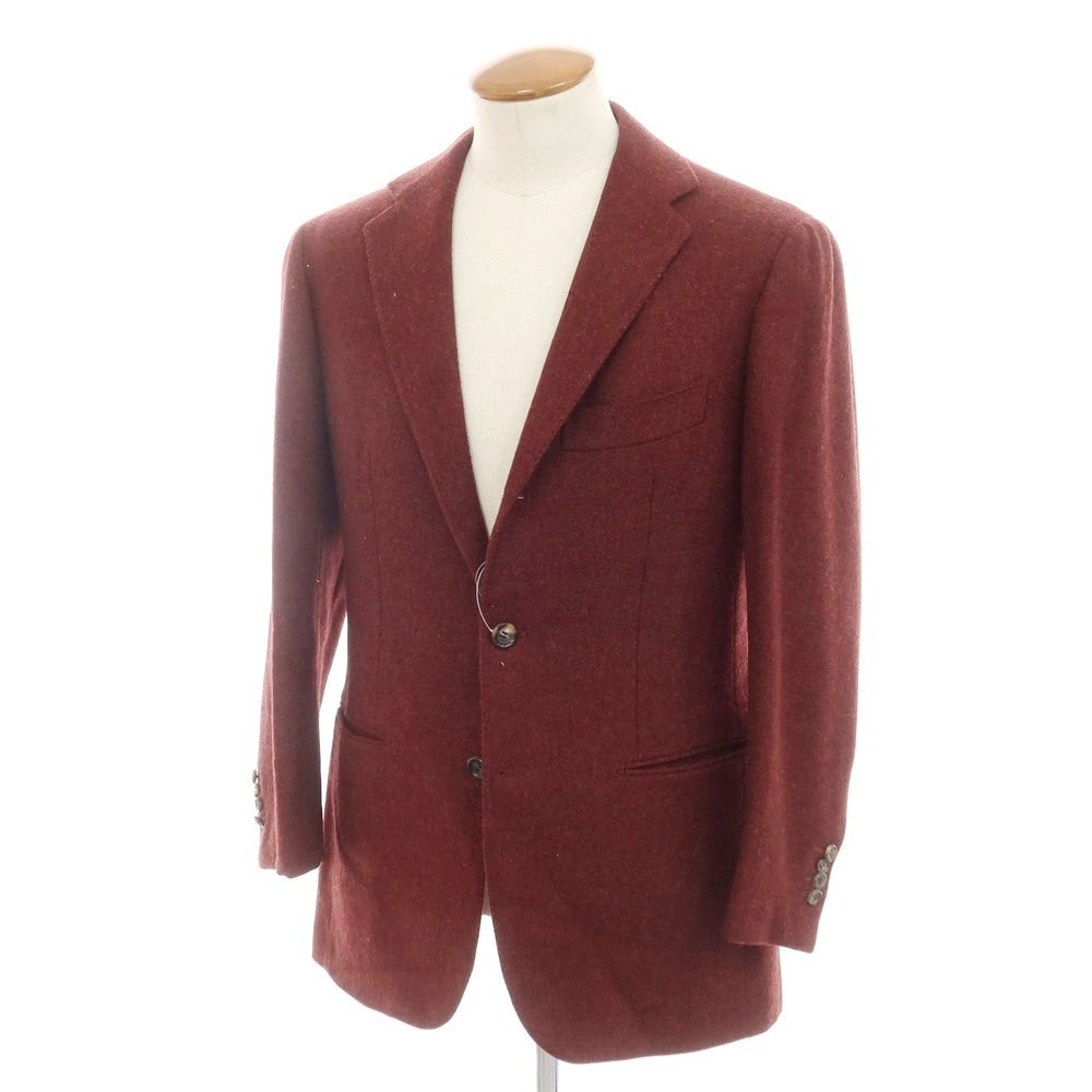 【中古】スティレ ラティーノ STILE LATINO ウール テーラードジャケット マルーン【サイズ48】【 状態ランクB 】【 メンズ 】 [EPD]