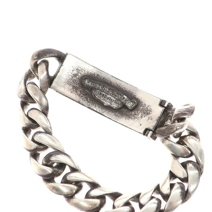 【中古】クロムハーツ CHROME HEARTS フローラルクロスIDブレスレット シルバー【 状態ランクC 】【 メンズ 】