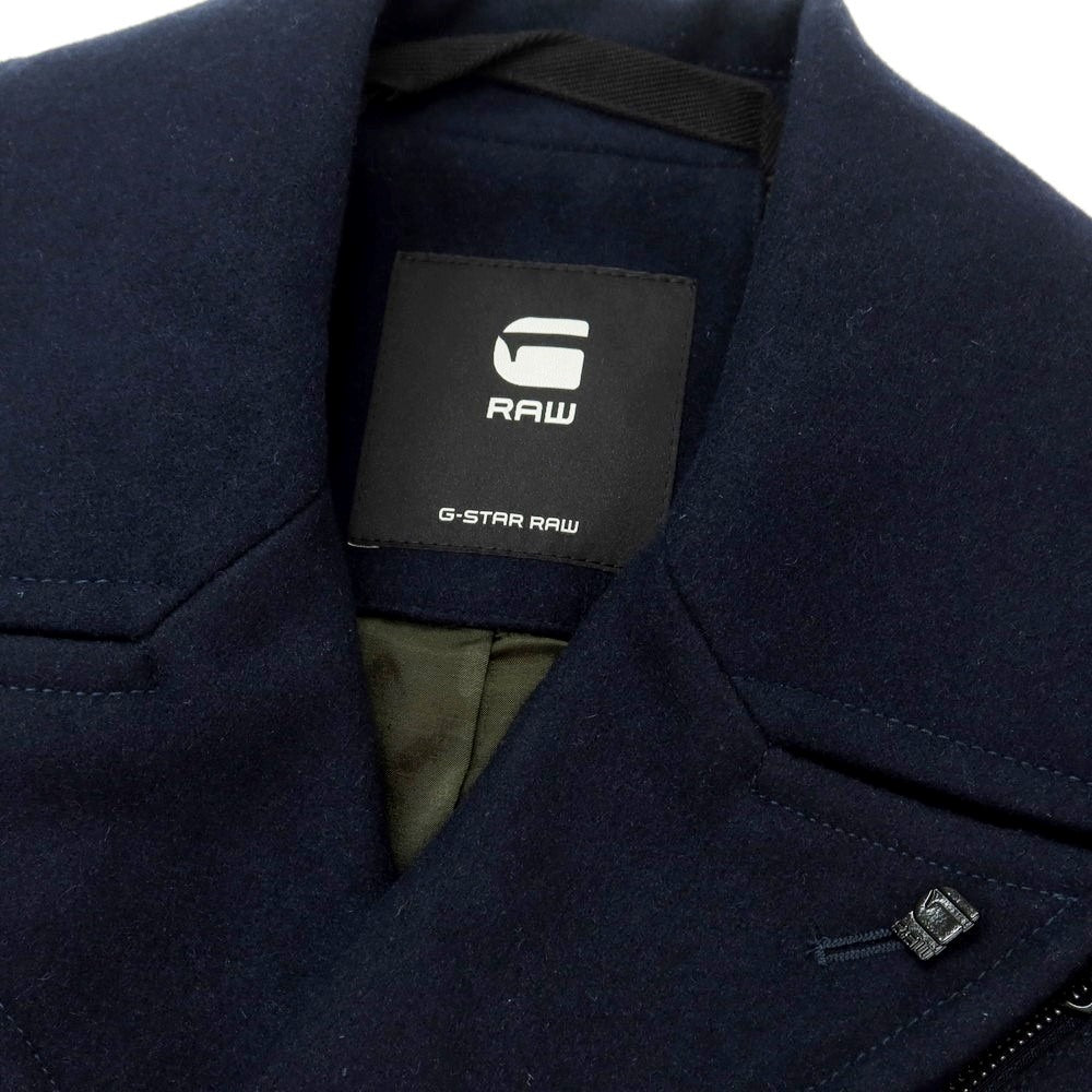 【中古】ジースターロウ G-STAR RAW ウール ポリエステル その他コート ネイビー【サイズXS】【 状態ランクA 】【 メンズ 】 [EPD]