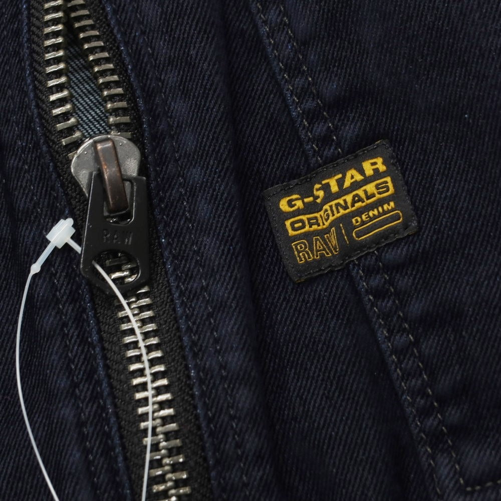 【中古】ジースターロウ G-STAR RAW AIR FORCE DENIM JKT ストレッチコットン デニムジャケット ダークネイビー【 XXS 】【 状態ランクA 】【 メンズ 】