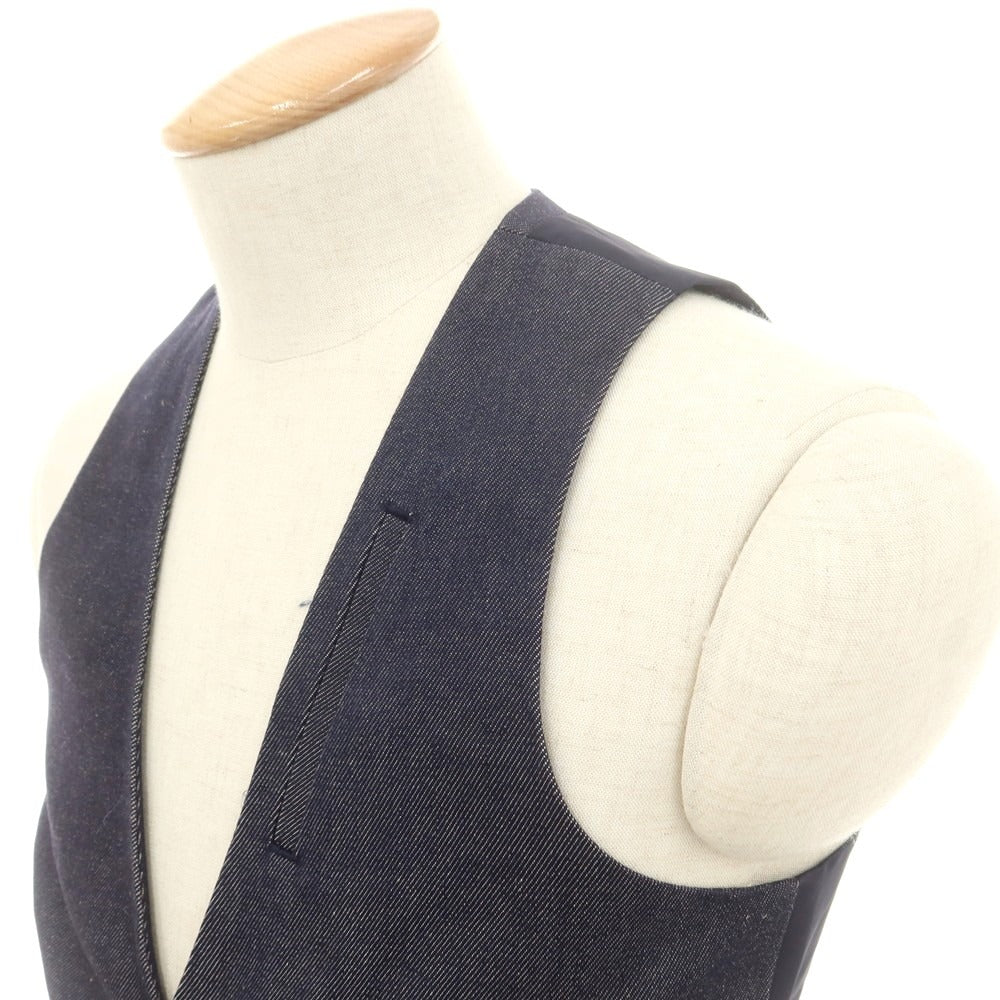 【中古】ジースターロウ G-STAR RAW デニム カジュアル系ジレ ベスト ネイビー【 XXS 】【 状態ランクA 】【 メンズ 】