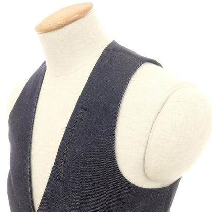 【中古】ジースターロウ G-STAR RAW デニム カジュアル系ジレ ベスト ネイビー【 XXS 】【 状態ランクA 】【 メンズ 】