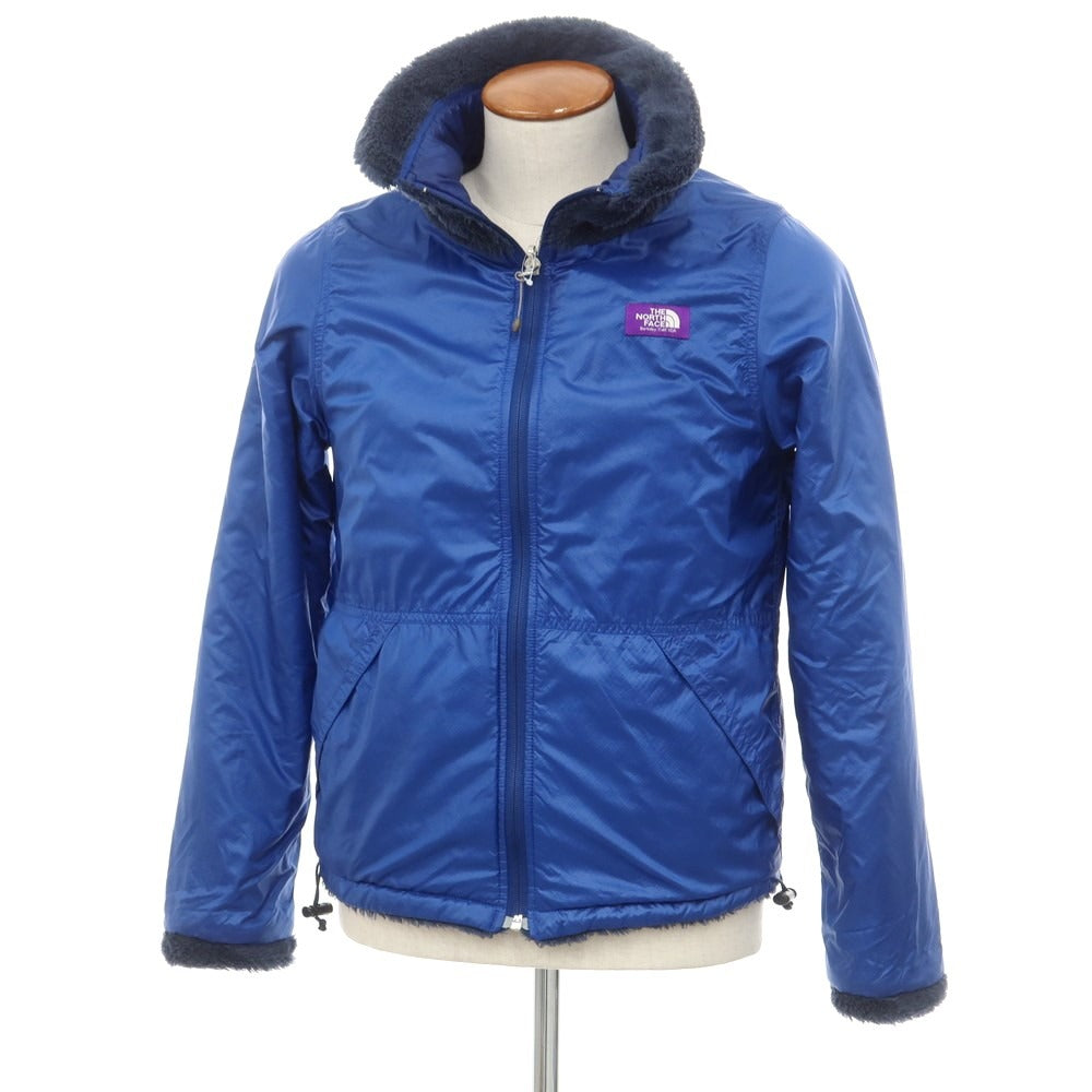 【中古】ザノースフェイスパープルレーベル THE NORTH FACE PURPLE LABEL NA2073N リバーシブル ポリエステル フリースジャケット ネイビーxブルー【 M 】【 状態ランクB 】【 メンズ 】