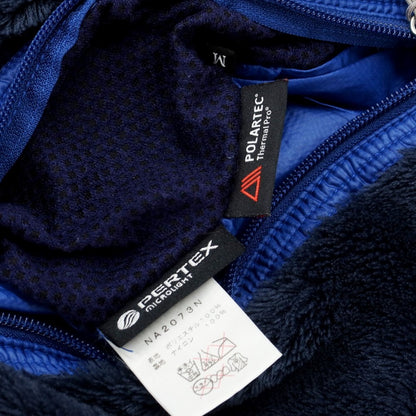 【中古】ザノースフェイスパープルレーベル THE NORTH FACE PURPLE LABEL NA2073N リバーシブル ポリエステル フリースジャケット ネイビーxブルー【 M 】【 状態ランクB 】【 メンズ 】