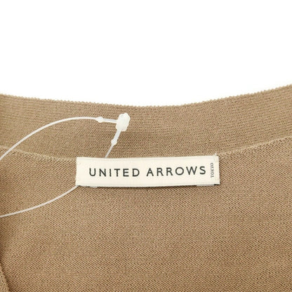 【中古】ユナイテッドアローズ UNITED ARROWS ハイゲージ コットンポリエステル カーディガン ブラウン【 L 】【 状態ランクB 】【 メンズ 】