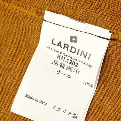 【中古】ラルディーニ LARDINI ハイゲージウール ニットジャケット オレンジ系【 XS 】【 状態ランクA 】【 メンズ 】