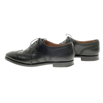 【中古】クロケットアンドジョーンズ CROCKETT&amp;JONES FINSBURY ウイングチップ ドレスシューズ ブラック【 9　F 】【 状態ランクC 】【 メンズ 】