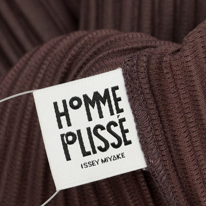 【中古】オム プリッセ イッセイミヤケ HOMME PLISSE ISSEY MIYAKE 2024年秋冬 プリーツ Vネック カットソー バイオレットグレー【 表記なし（L位） 】【 状態ランクA 】【 メンズ 】