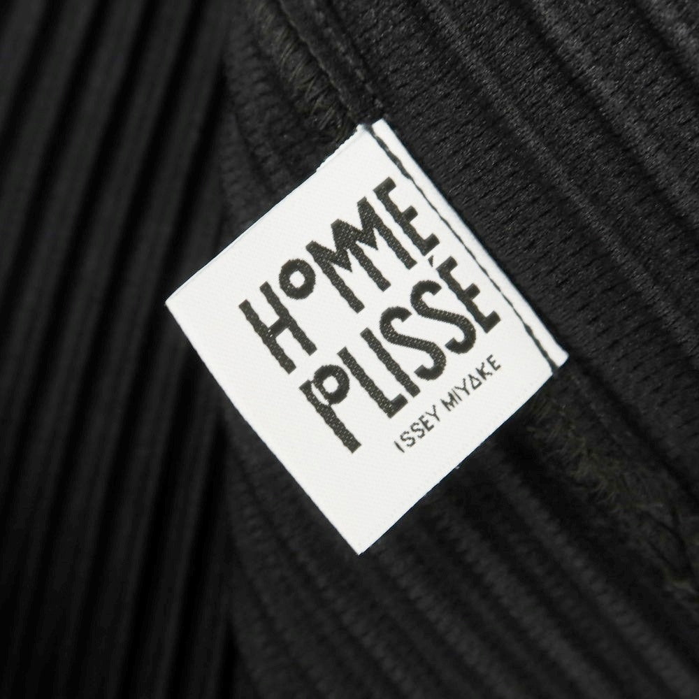 [Used] Homme Plissé Issey Miyake 2025 Spring/Summer Pleated No-collar Long Jacket Black [No size indicated (L)] [Condition Rank A] [Men&